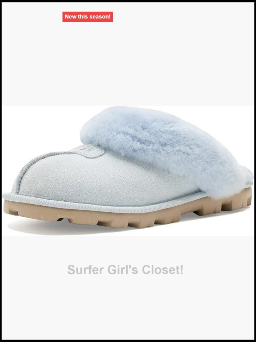 Twinface Sheepskin Suede Slippers with Cushioned Lightweight Sole